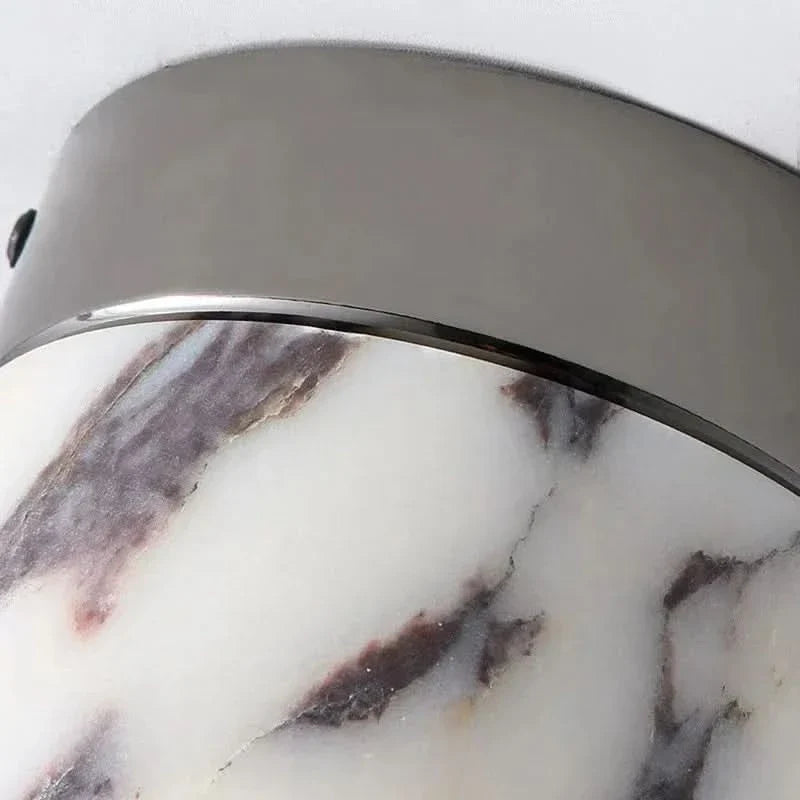 Elegance in Illumination - Marble-Style LED Ceiling Fixture