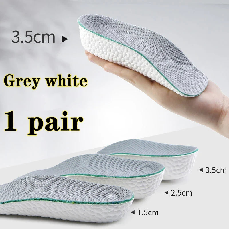 Elevate Comfort Insoles – Adjustable 1–3cm Height Boost with Arch Support