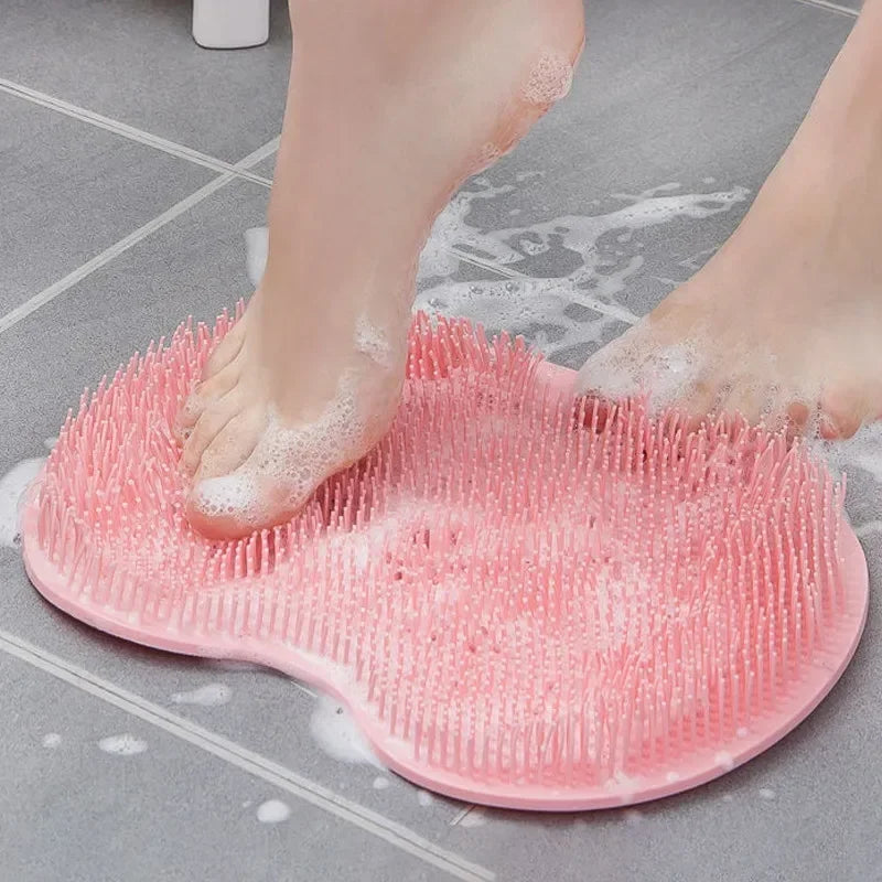 SoleRevive Exfoliating Foot Scrubber Mat with Grip Suction Cups