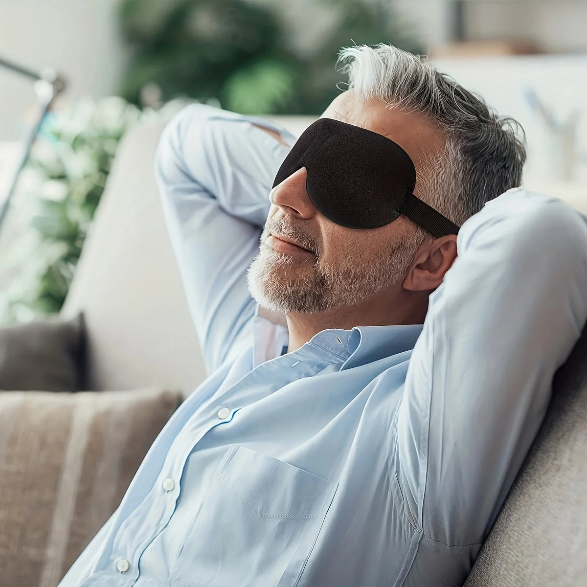 LunaDream 3D Light-Reducing Eye Mask – Soft Contoured Sleep Mask for Comfort Anywhere