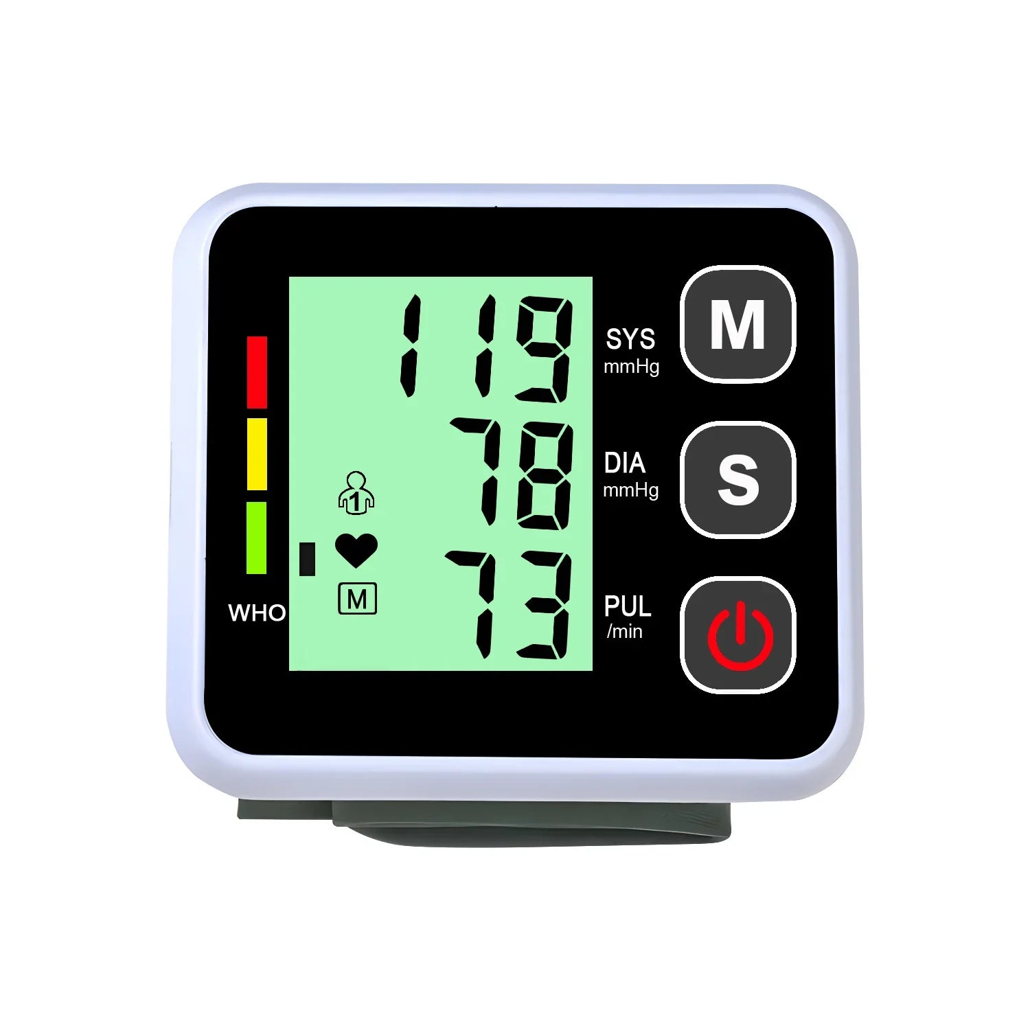 SmartPulse Automatic Blood Pressure Monitor with LCD Display
