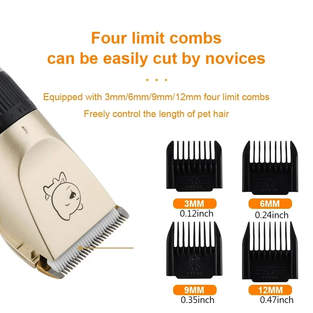 PawTrim Pro – Rechargeable Quiet Cordless Dog Grooming Clippers