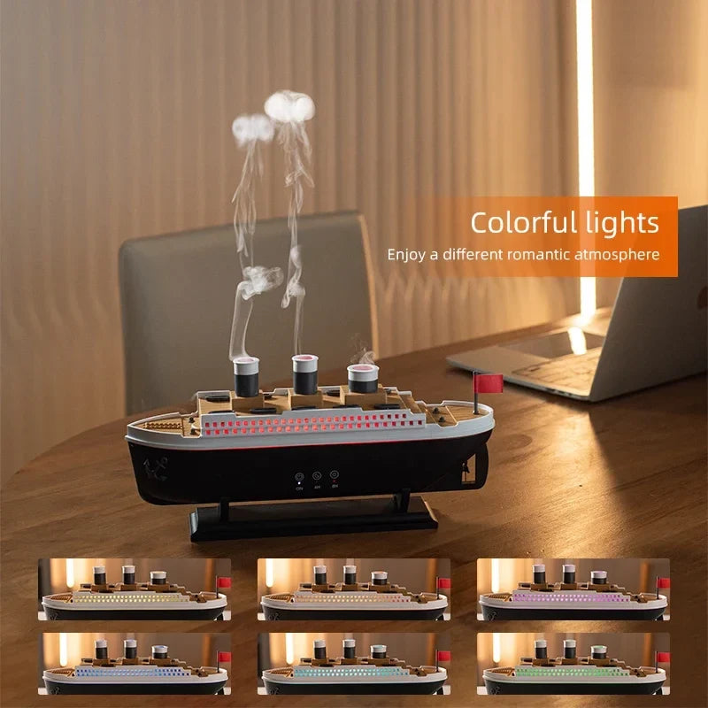 Nautical Mist Oasis - Decorative Humidifier with Jellyfish Glow