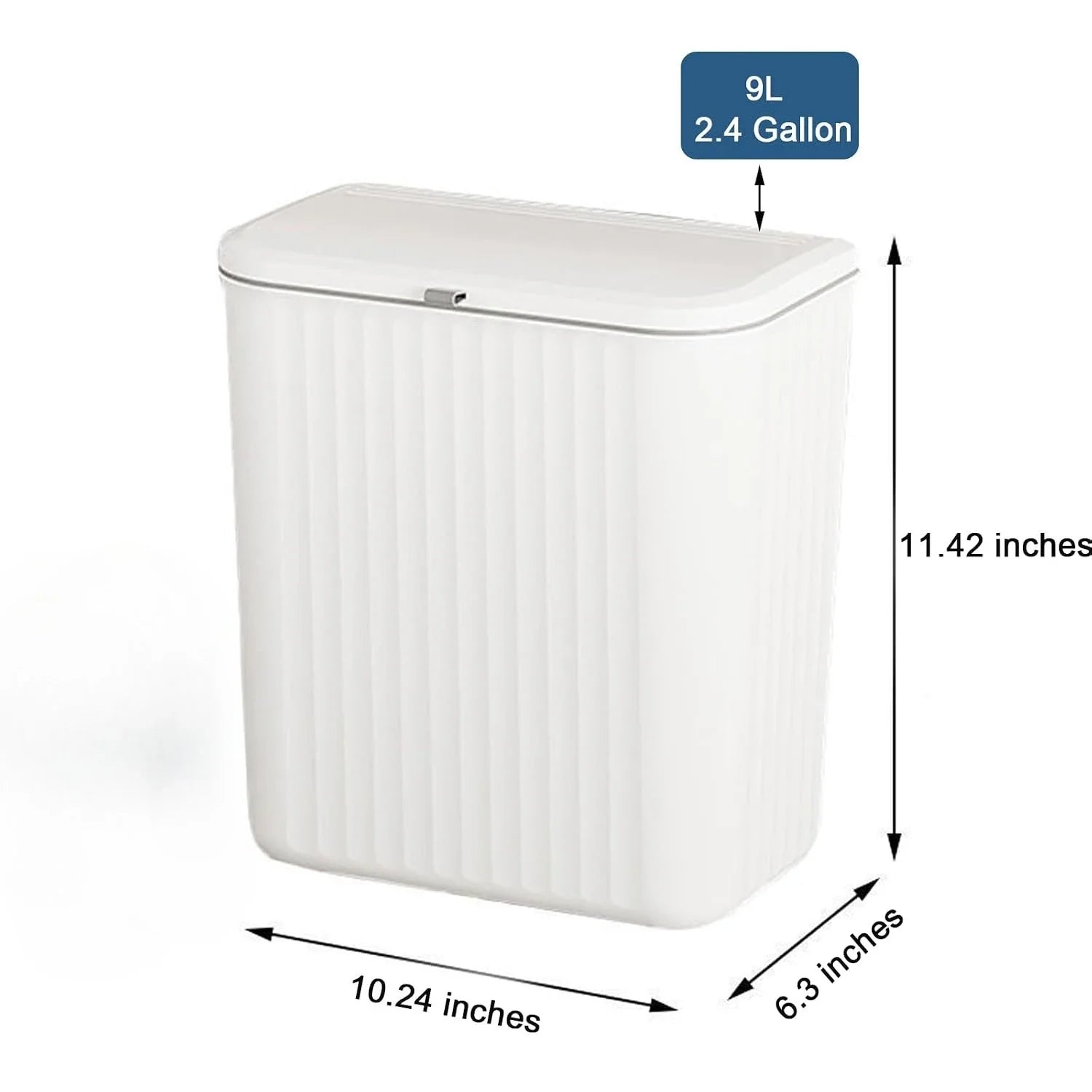 EcoMate Kitchen Waste Collector with Lid – Compact & Versatile Storage Solution