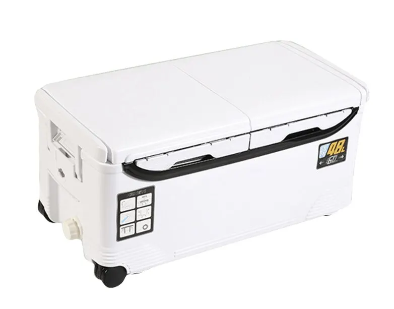 Cooler Box for Fishing with Air Vents and Extended Cold Retention