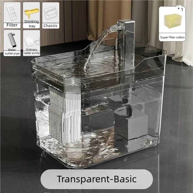 PawPure Rechargeable Cat Water Fountain | USB-Powered Design