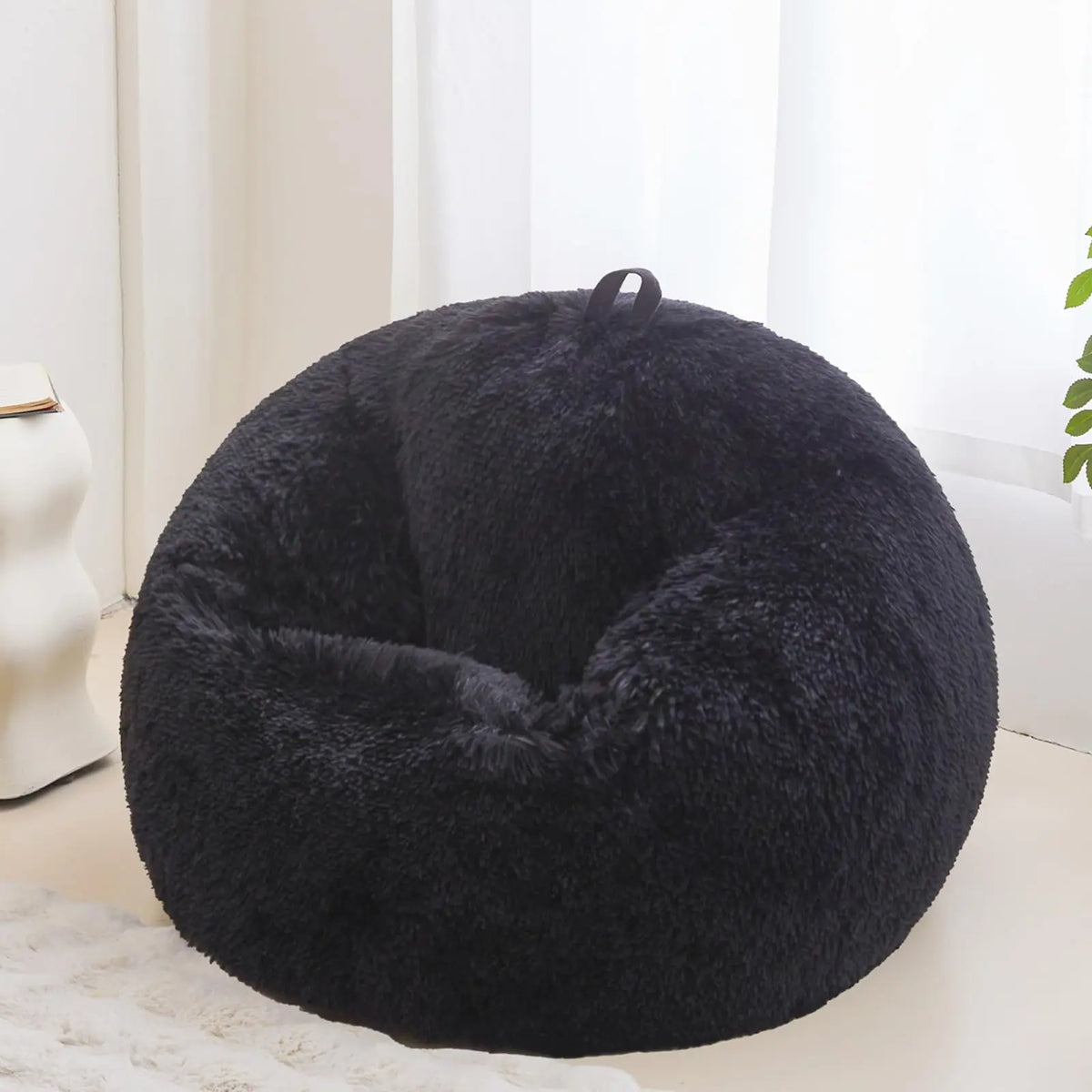 Blush Cloud Plush Bean Bag Chair Cover – Cozy Cover for Kids & Teens