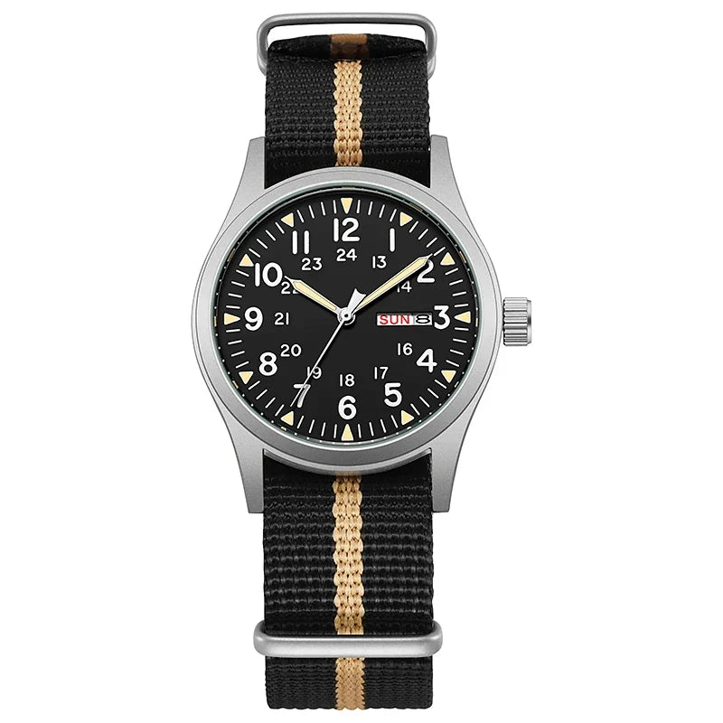 Men's 38mm Illuminated Adventure Watch - Clear Dial, Sturdy Strap