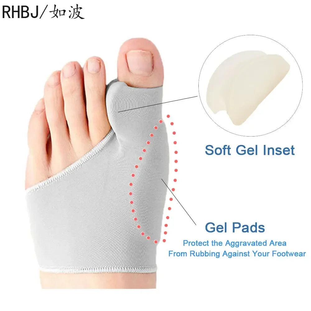 FlexiSpace Gel Toe Spacers for Bunion Relief – 1 Pair