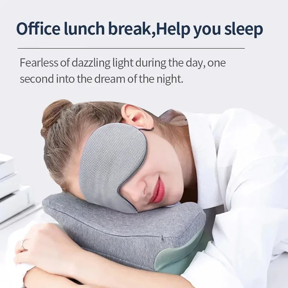 Serenity Luxe Sleep Mask – Adjustable Comfort for All-Night Relaxation