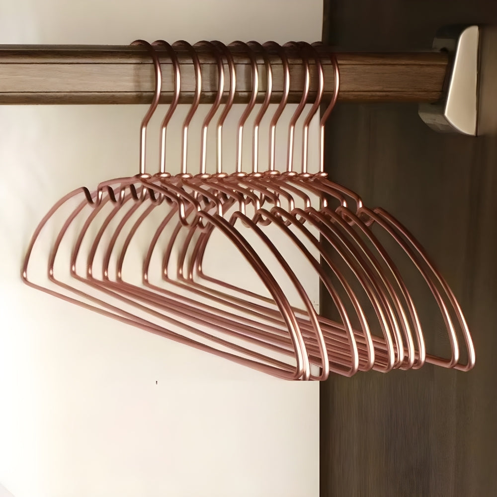 Ultra-Sleek Hanger Set for Effortless Wardrobe Management | 10-Pack