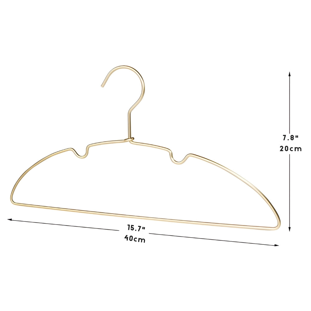 Ultra-Sleek Hanger Set for Effortless Wardrobe Management | 10-Pack