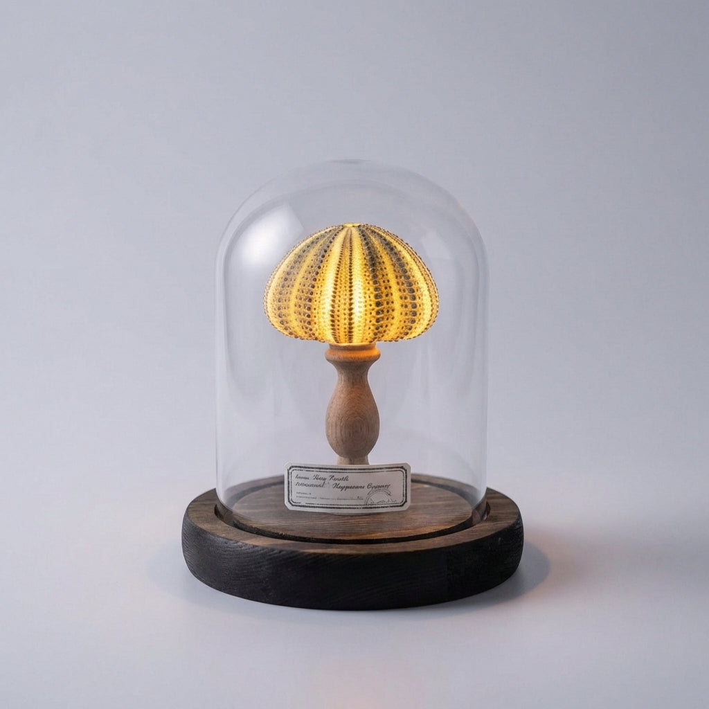 Ocean-Inspired Night Light with Seashell Design