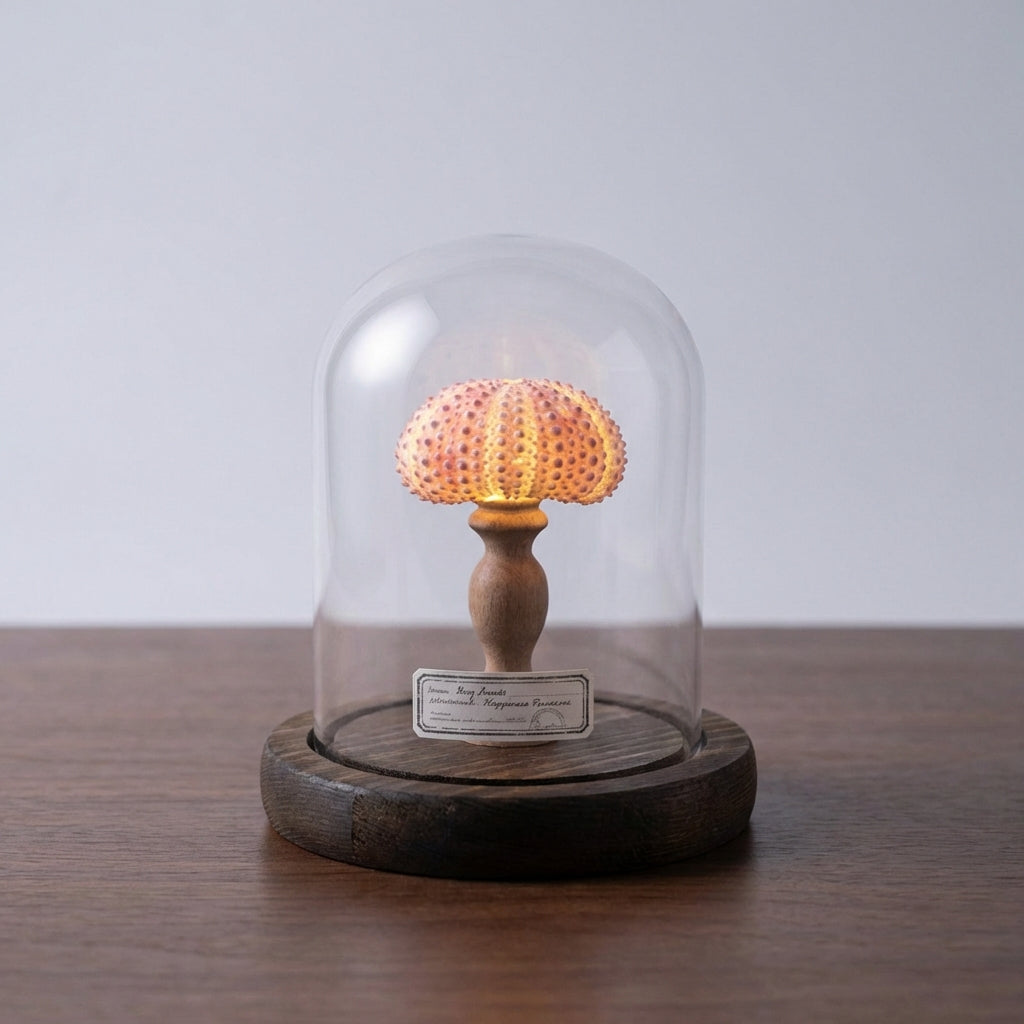 Ocean-Inspired Night Light with Seashell Design
