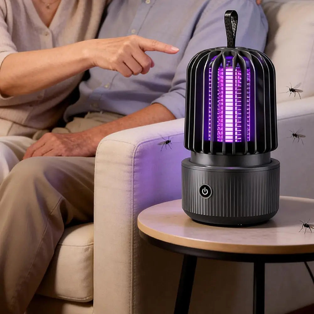 InsectGuard USB Bug Zapper – 360° Light Trap for Home Use