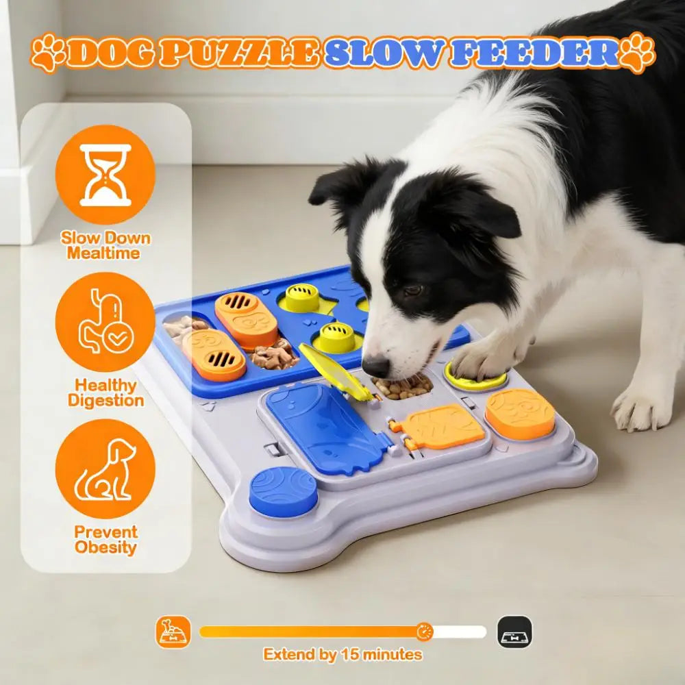 BrainBoost | Smart Dog Puzzle Feeder | Engaging Slow Feeder for Small & Medium Dogs