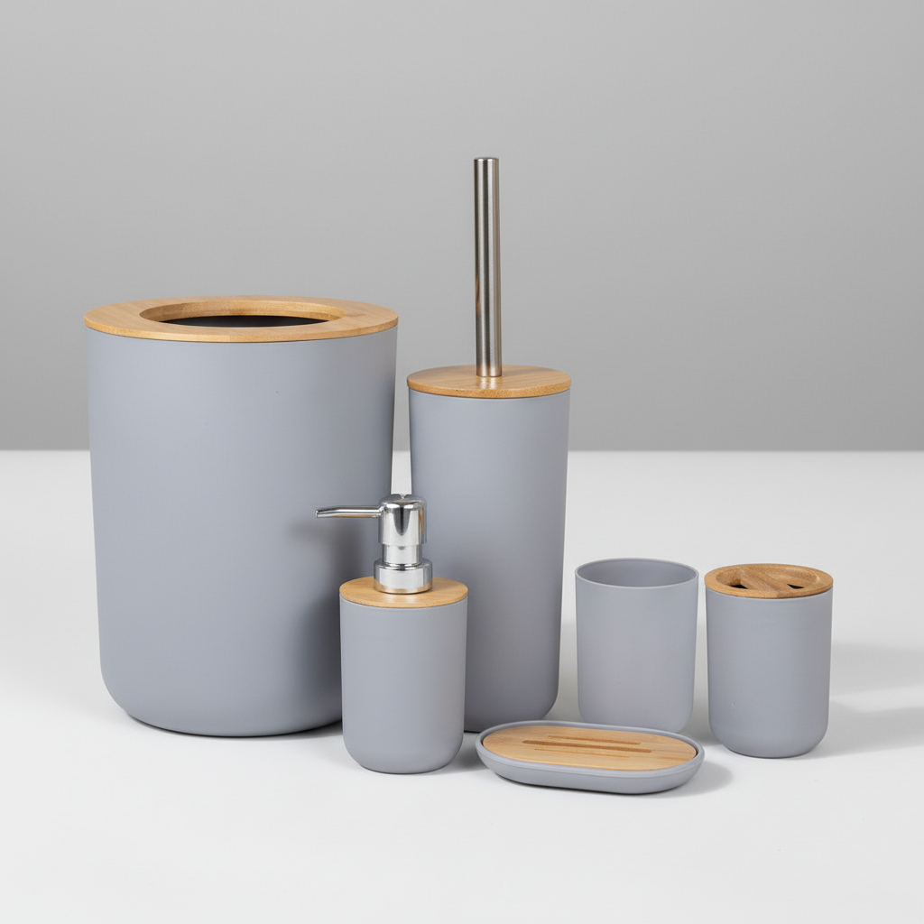 Bathroom Accessories Set - Six Piece Collection