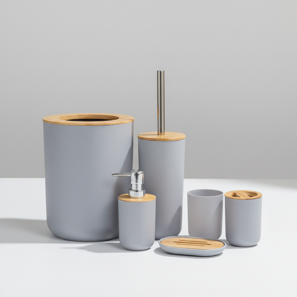 Bathroom Accessories Set - Six Piece Collection