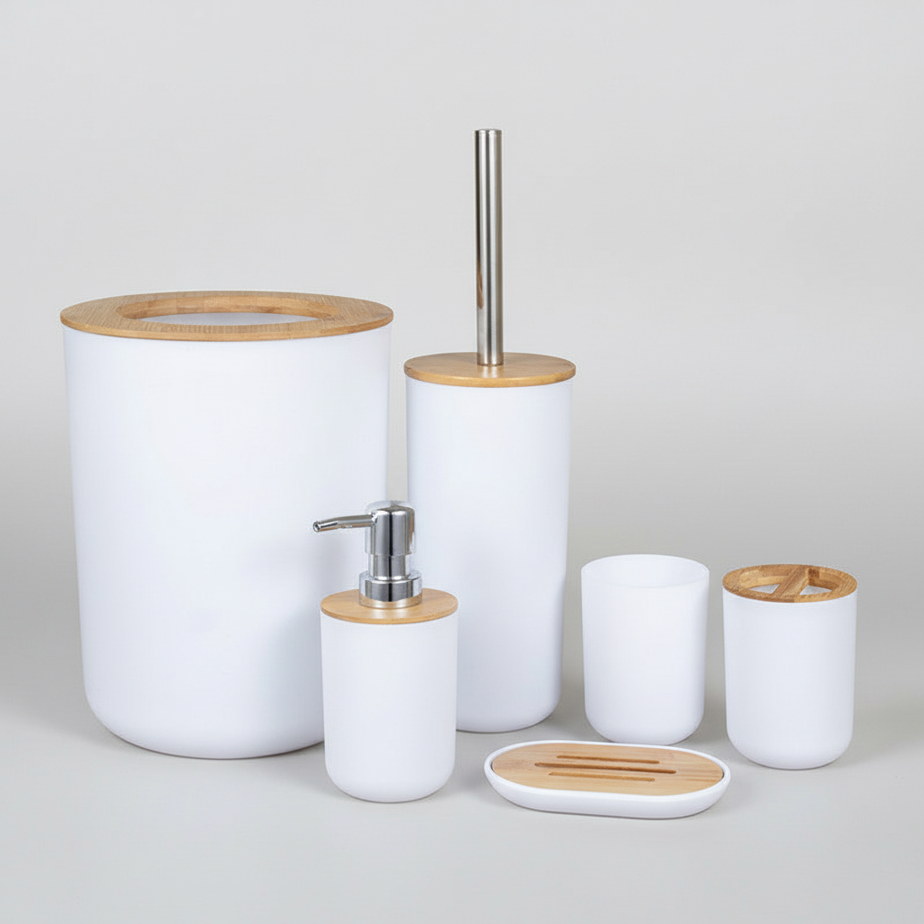 Bathroom Accessories Set - Six Piece Collection