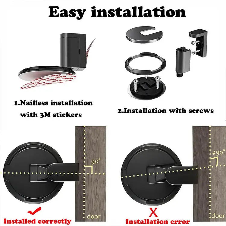 Ultimate Locking Door Stop | Heavy-Duty Design for Stability