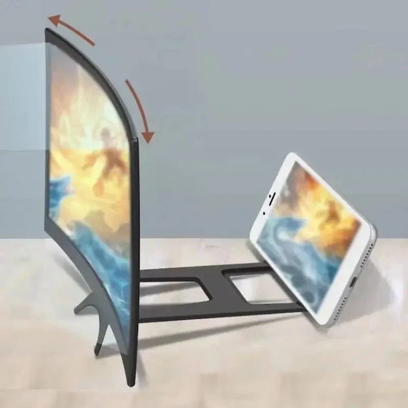 Spectra 12-Inch Curved Smartphone Screen Enhancer – Foldable Viewing Solution for Movies and Videos
