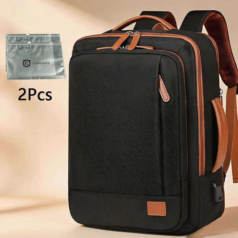 Versatile 36-55L Expandable Laptop Backpack – Perfect for Travel and Work