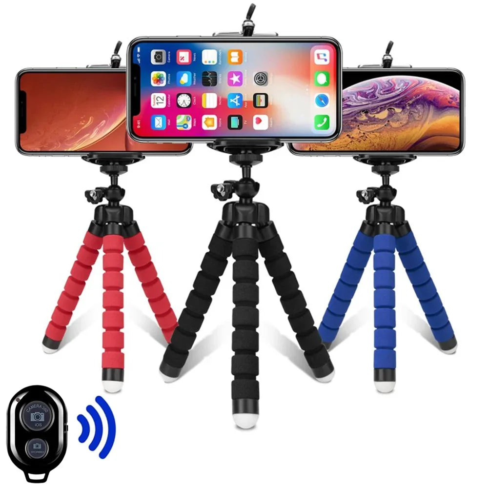 FlexiShoot Compact Tripod – Versatile Smartphone Stand for Travel