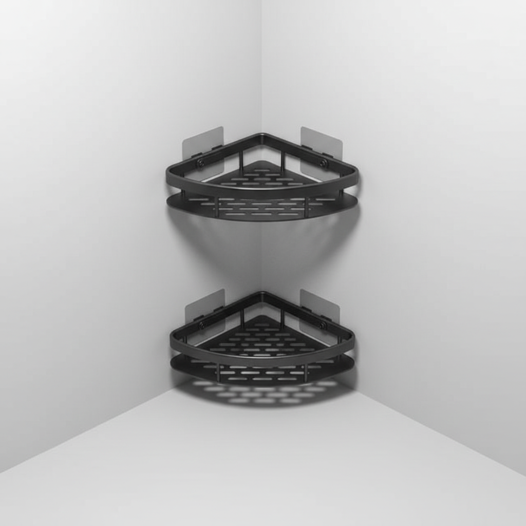 Adhesive Bathroom Storage Shelf