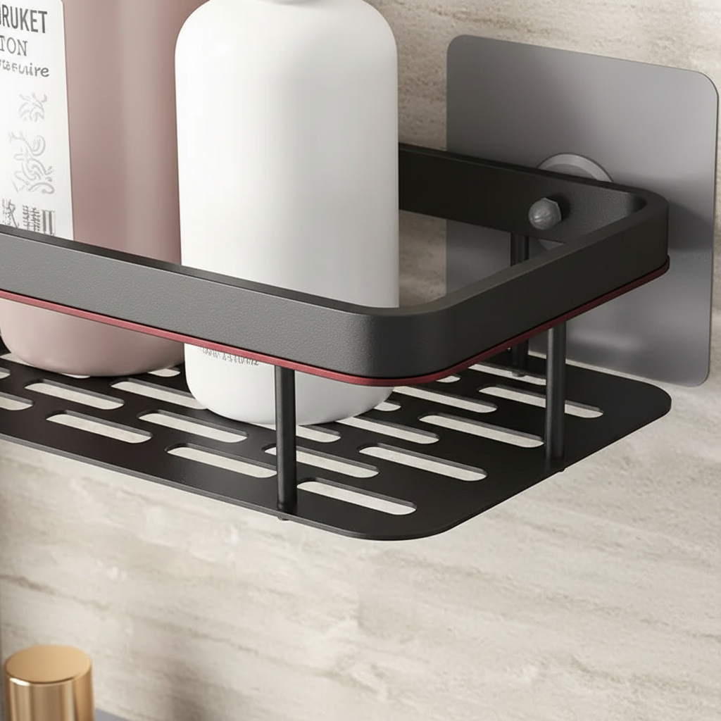 Adhesive Bathroom Storage Shelf
