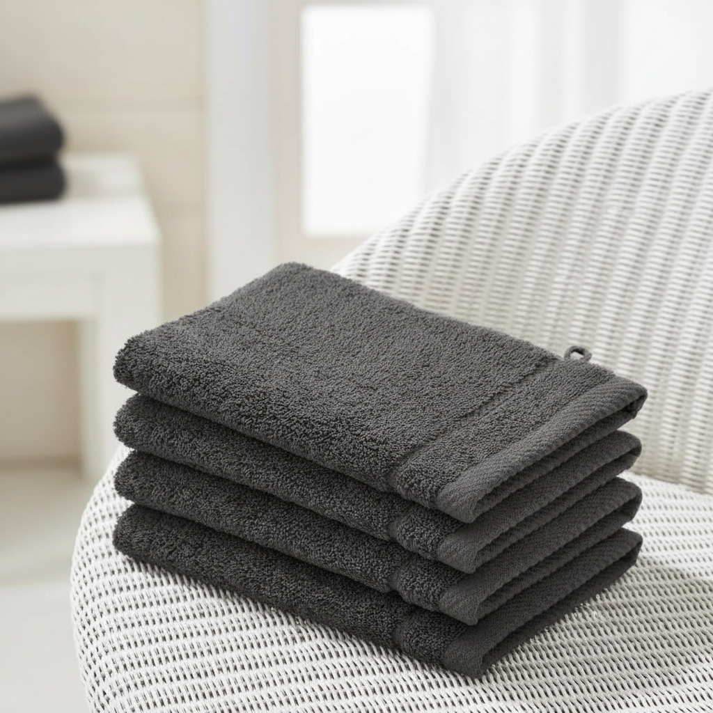 4-Pack of Washcloths - Soft and Absorbent Towels