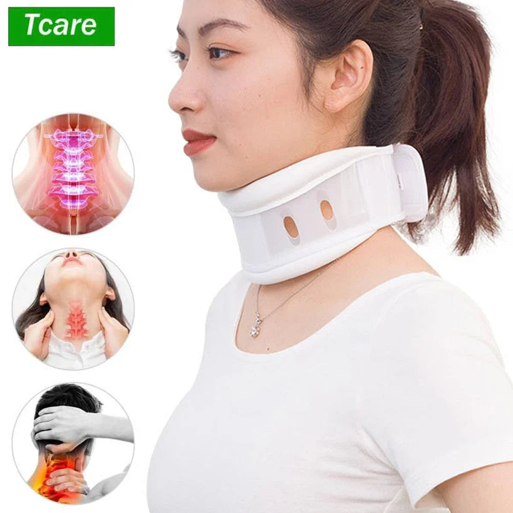FlexiNeck Adjustable Cervical Support Collar – Lightweight & Breathable Neck Brace for Daily Comfort