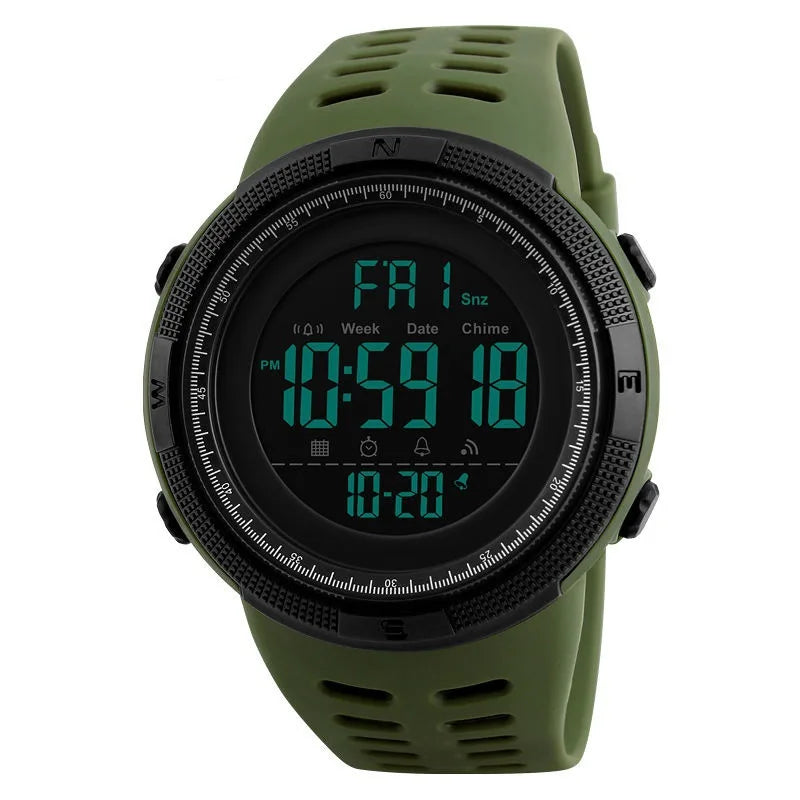 TitanPro Men's Luminous Digital Sports Watch – 50mm Bold Display