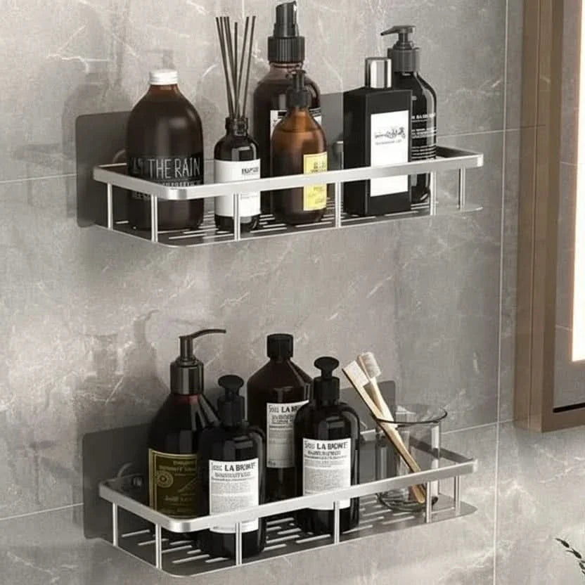 SleekWall – No-Drill Bathroom Shelf for Stylish Spaces