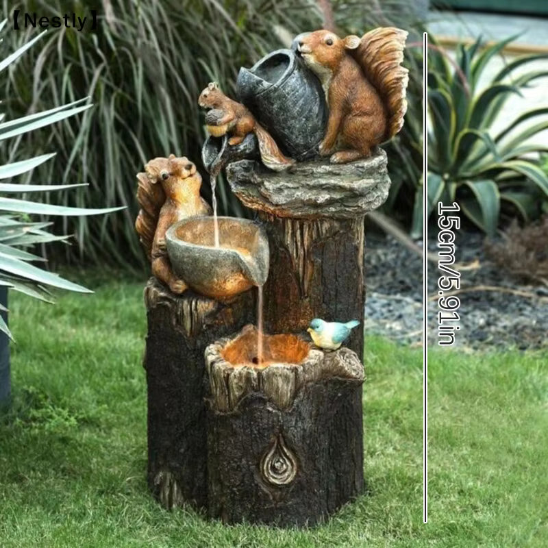 Charming Animal Garden Accents for a Tranquil Outdoor Oasis