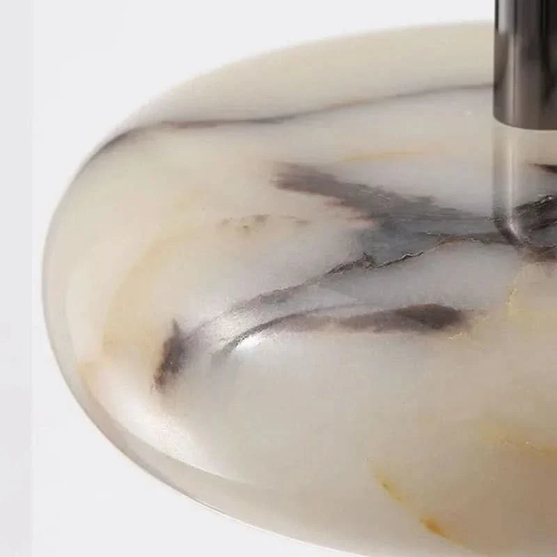 Artistic Marble-Effect LED Pendant Light for Elegant Spaces