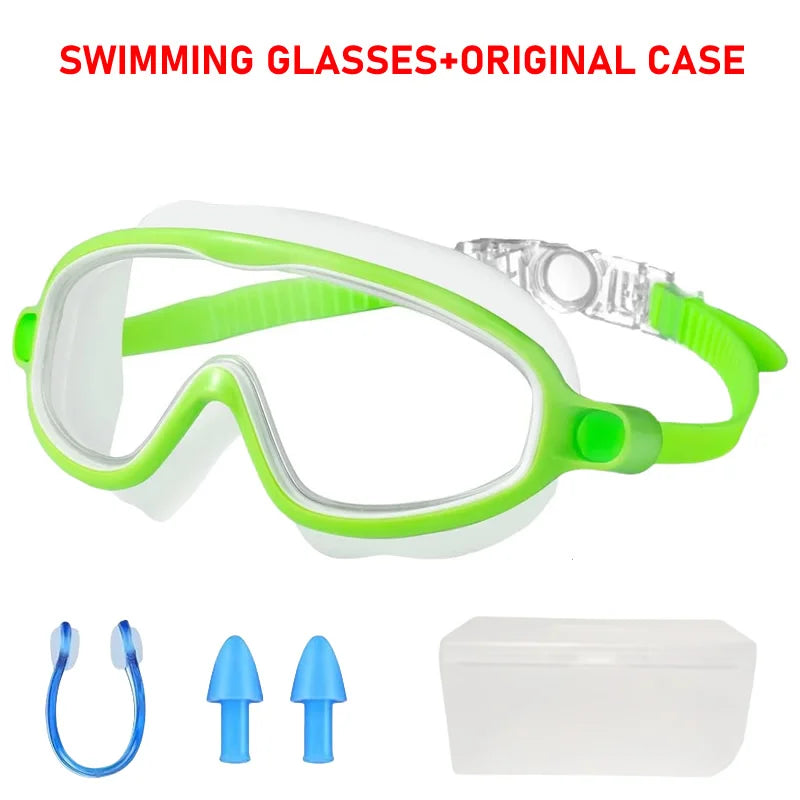 AquaVision Youth Swim Goggles | Comfortable Anti-Fog Design with UV Shielding for Ages 3–15