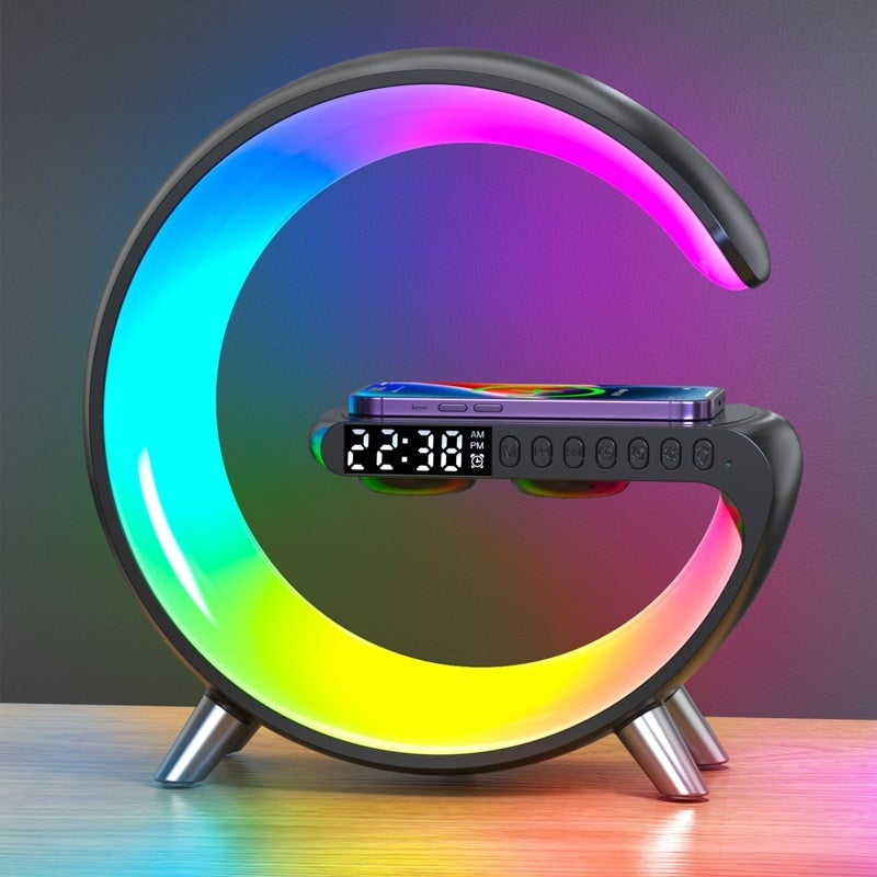 Charging Dock with Built-in Speaker - Wireless Charging Hub