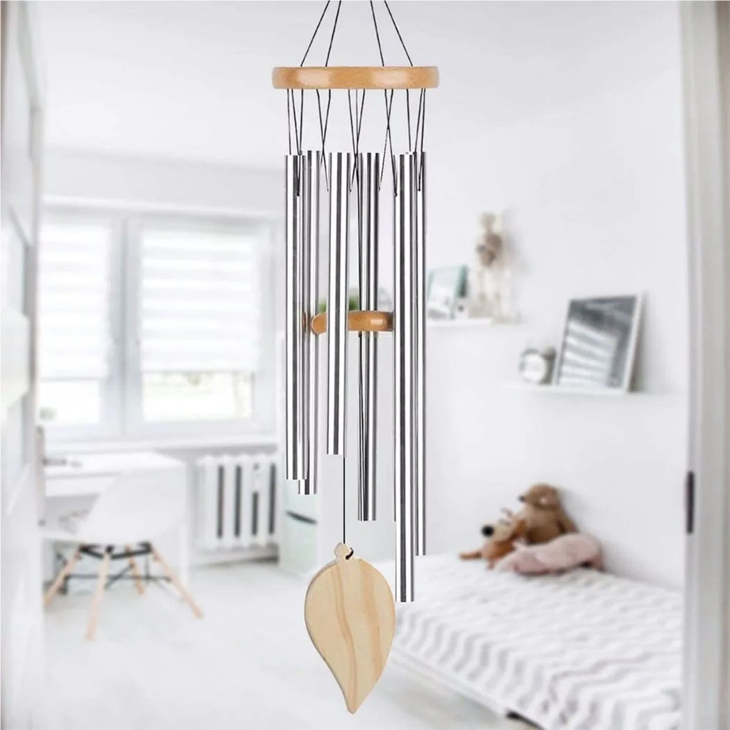 Fortune Harmony 6-Tube Wind Chime – Enchanting Bell Decor for Home & Garden