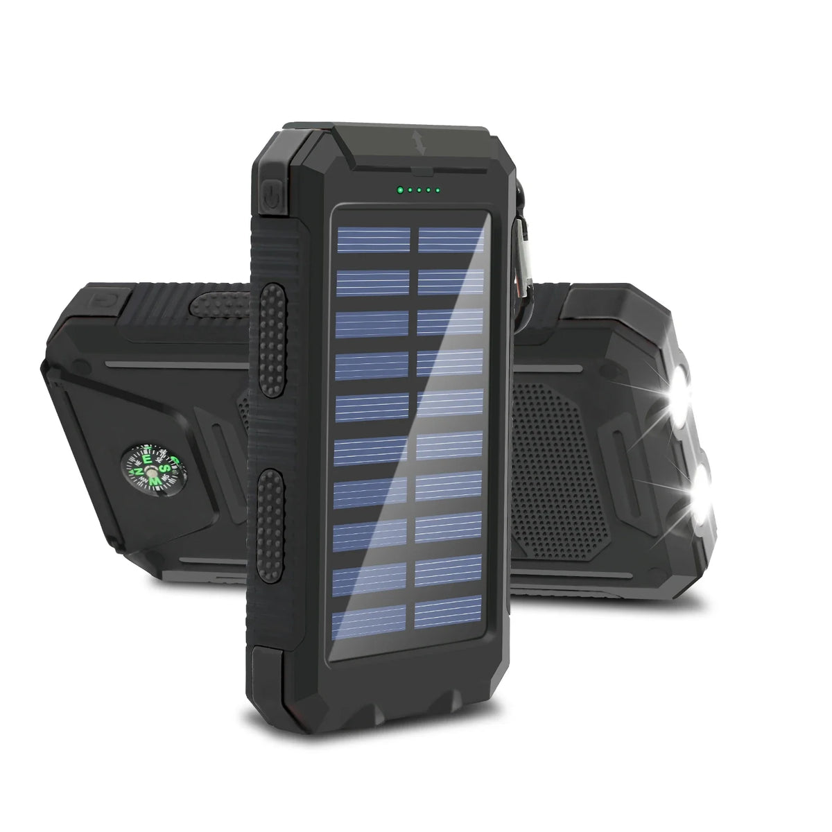EcoCharge 20000mAh Solar Portable Power Bank with Fast Charge