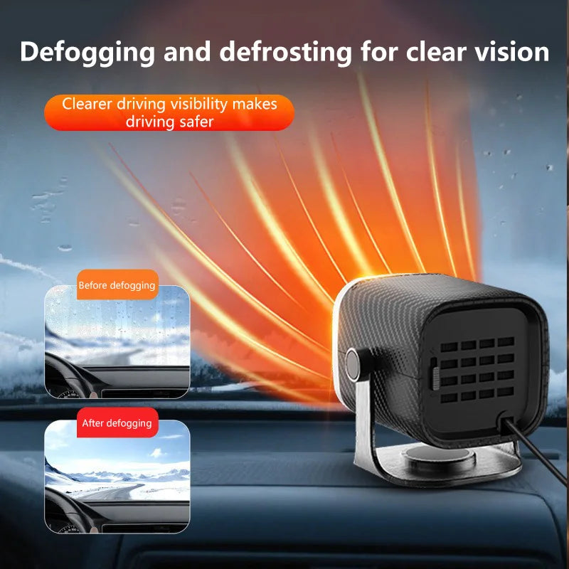 Versatile 12V Car Climate Control Heater & Fan – Year-Round Comfort