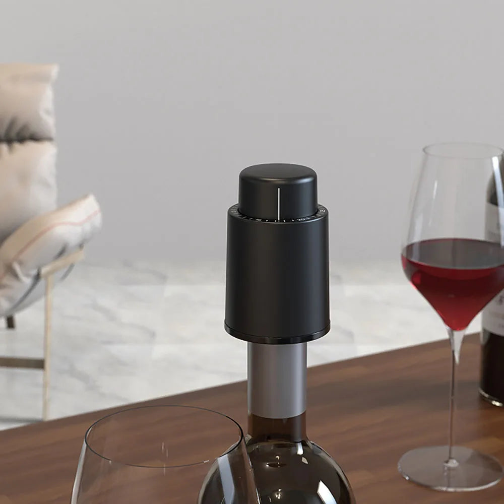 Effortless Electric Wine Opener with Foil Cutter – Cordless Convenience