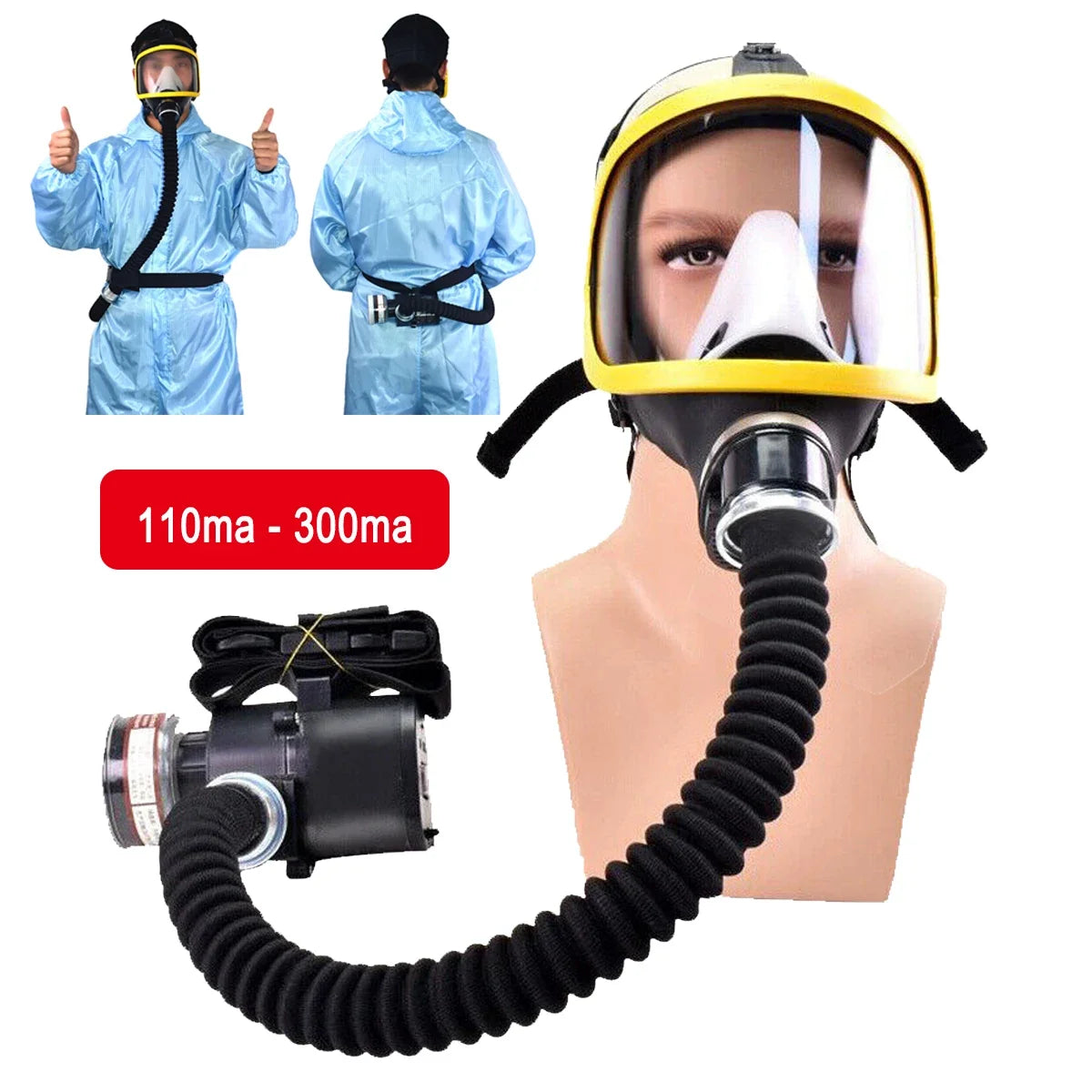 AeroGuard Continuous Airflow Full-Face Respirator System