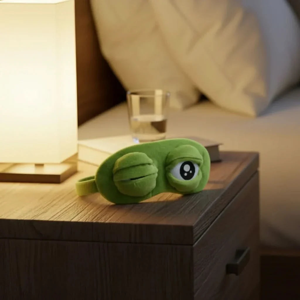 DreamEase – Luxurious Sleep Mask for Tranquil Travel Rest