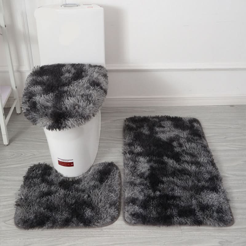 Chic Comfort – Coordinated Toilet Cover and Bath Mat Set