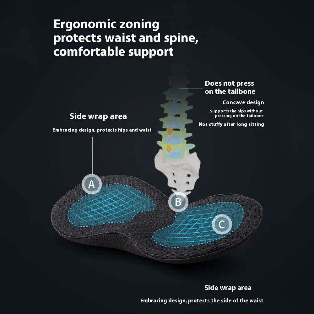 Elevate Comfort: Ultra Supportive Car Seat Cushion with Cover