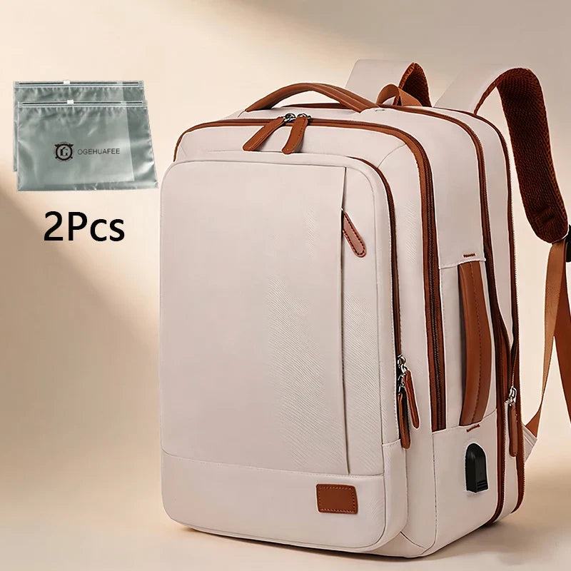 Versatile 36-55L Expandable Laptop Backpack – Perfect for Travel and Work