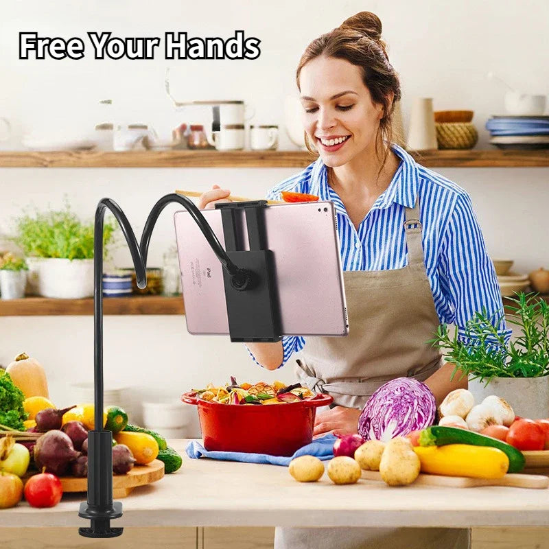 Versatile 360° Rotating Mobile Device Stand for Home & Office