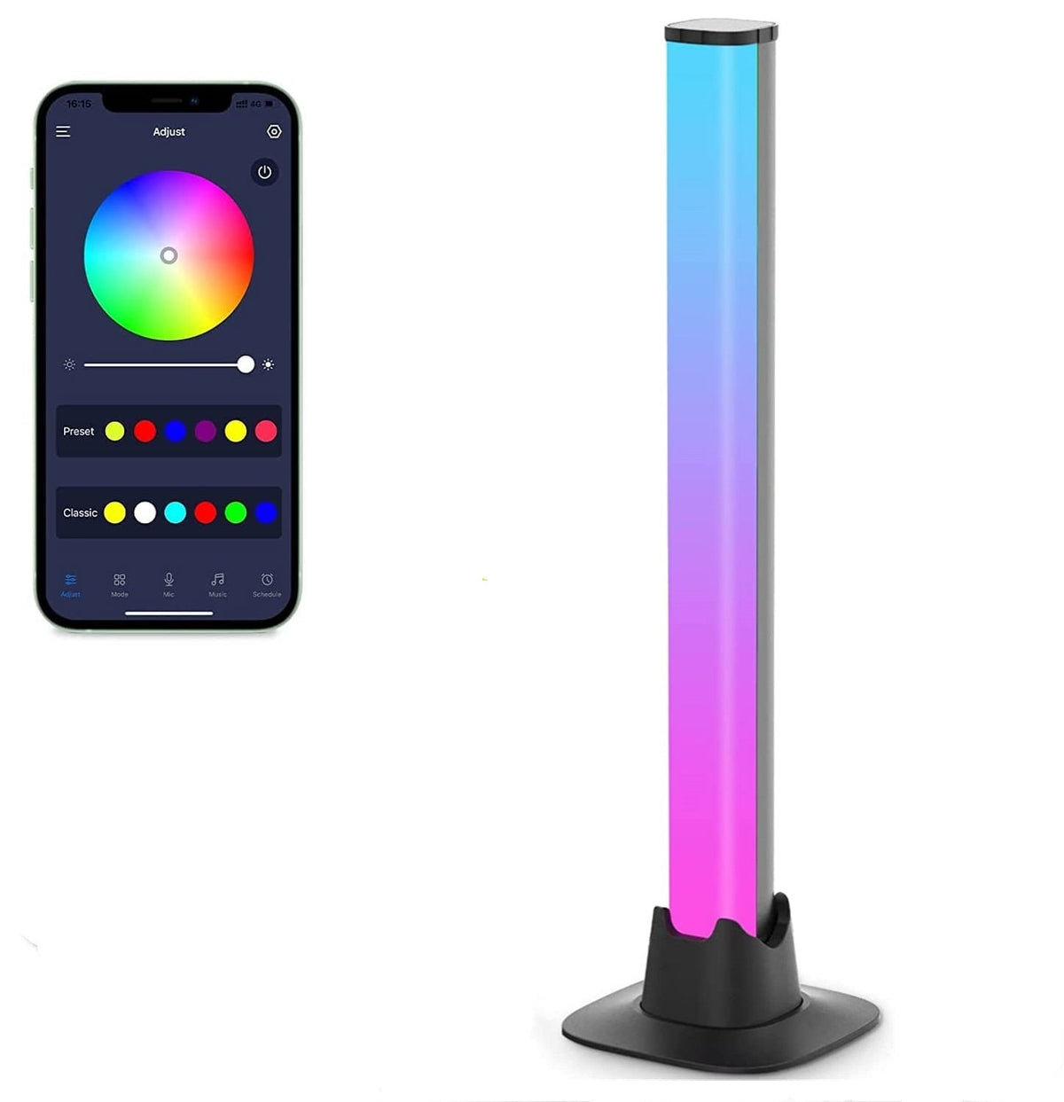LED Light Bars with Music Sync Feature