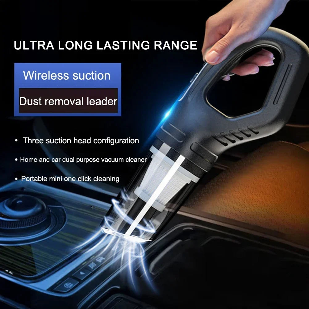 SwiftClean 120W Cordless Handheld Vacuum – Lightweight & Powerful