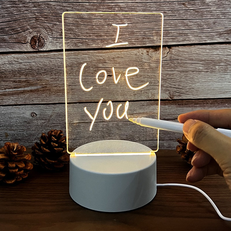 Light-Up Message Board for Notices